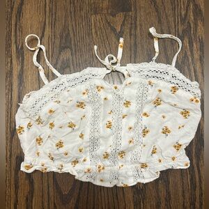 Sunflower crop top